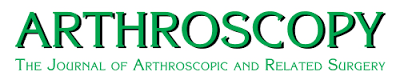 Arthroscopy: The Journal of Arthroscopic and Related Surgery.
